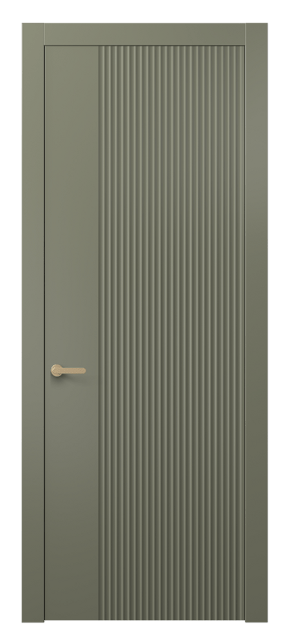 Межкомнатная дверь Альба АКП 8643 Матовый оливковый тёмный  Цена 44324 ₽ | Volhovec