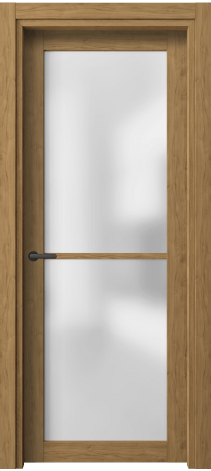 Межкомнатная дверь Нео 2108 Грецкий орех Сатинированное стекло Цена 36399 ₽ | Volhovec