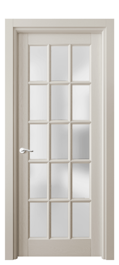 Межкомнатная дверь Lignum 0708 Дуб светло-бежевый Сатинированное стекло Цена 215920 сом | Volhovec