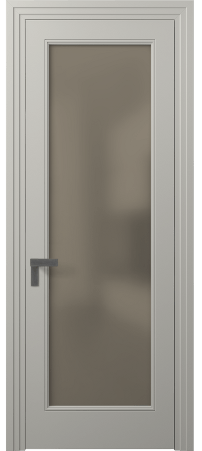 Дверь межкомнатная Rocca 8300 Матовый тёплый серый Сатинированное бронзовое стекло, триплекс Каскадный компланарный наличник МТСР Цена 82899 ₽ Наличники уже входят в базовый комплект. Фабрика дверей Волховец 8 (800) 551 43 19 Межкомнатная дверь Rocca 8300 Матовый тёплый серый Сатинированное бронзовое стекло, триплекс Цена 82899 ₽ | Volhovec