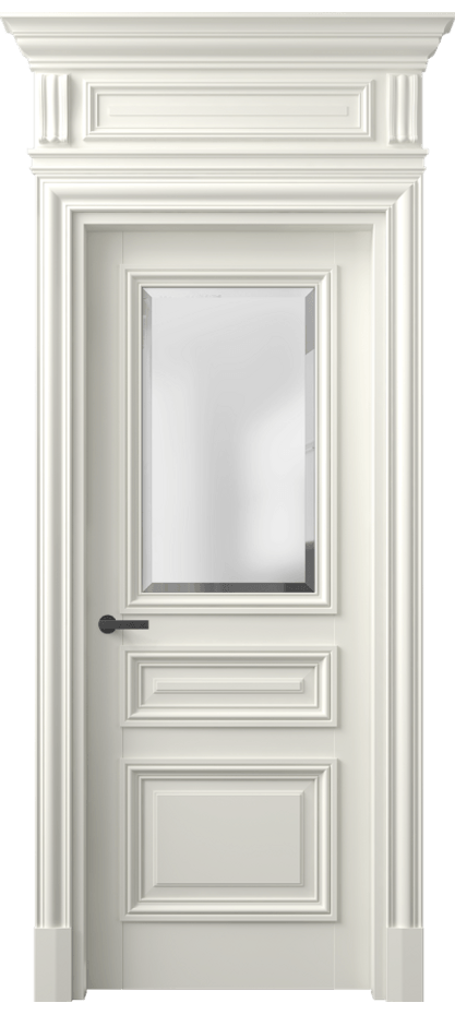 Межкомнатная дверь Antique 7304 Бук жемчуг Сатинированное стекло с фацетом, 6 мм Цена 226010 сом | Volhovec