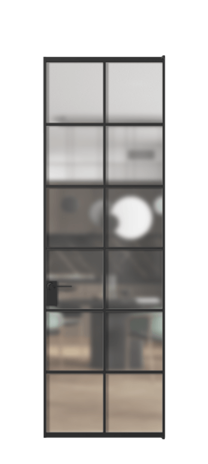 Алюминиевая дверь АЛПЛ040.05 Алюминий Черный Сатинированное стекло "Мателюкс Кристал Вижн", калёное, матовое, каленое 6 мм. Без короба чер Цена 152470 Стоимость комплекта двери включает: 1. Полотно (600/650/700/750/800/850/900/950*2000-2400 мм).
2. Короб
3. Комплект фурнитуры (2 торцевые петли и магнитный замок с ответной планкой). Фабрика дверей Волховец 8 (800) 551 43 19 Алюминиевая дверь АЛПЛ040.05 Алюминий Черный Сатинированное стекло "Мателюкс Кристал Вижн", калёное, матовое, каленое 6 мм Цена 152470 | Volhovec