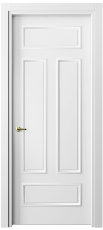 Межкомнатная дверь Париж 8143 Матовый белоснежный  Цена 80999 ₽| Volhovec