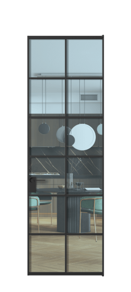 Алюминиевая дверь АЛПЛ040.05 Алюминий Черный Прозрачное голубое стекло, триплекс. Без короба чер Цена 119545 Стоимость комплекта двери включает: 1. Полотно (600/650/700/750/800/850/900/950*2000-2400 мм).
2. Короб
3. Комплект фурнитуры (2 торцевые петли и магнитный замок с ответной планкой). Фабрика дверей Волховец 8 (800) 551 43 19 Алюминиевая дверь АЛПЛ040.05 Алюминий Черный Прозрачное голубое стекло, триплекс Цена 119545 | Volhovec