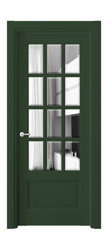 Межкомнатная дверь Toscana Grigliato 6313 Бук белоснежный Двустороннее зеркало с фацетом, триплекс, 8 мм Цена 214030.6 сом | Volhovec