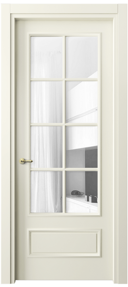 Дверь межкомнатная Париж 8112 Матовый молочно-белый Прозрачное стекло Гладкий наличник ММБ Цена 61724 ₽ Наличники уже входят в базовый комплект. Фабрика дверей Волховец 8 (800) 551 43 19 Межкомнатная дверь Париж 8112 Матовый молочно-белый Прозрачное стекло Цена 61724 ₽| Volhovec