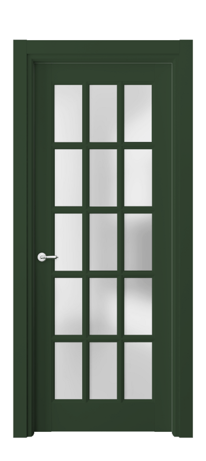 Межкомнатная дверь Toscana Grigliato 6311 Бук белоснежный Сатинированное стекло Цена 203840 сом | Volhovec