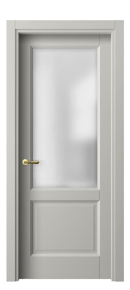 Межкомнатная дверь Галант 1422 Матовый тёплый серый Сатинированное стекло Цена 43274 ₽ | Volhovec