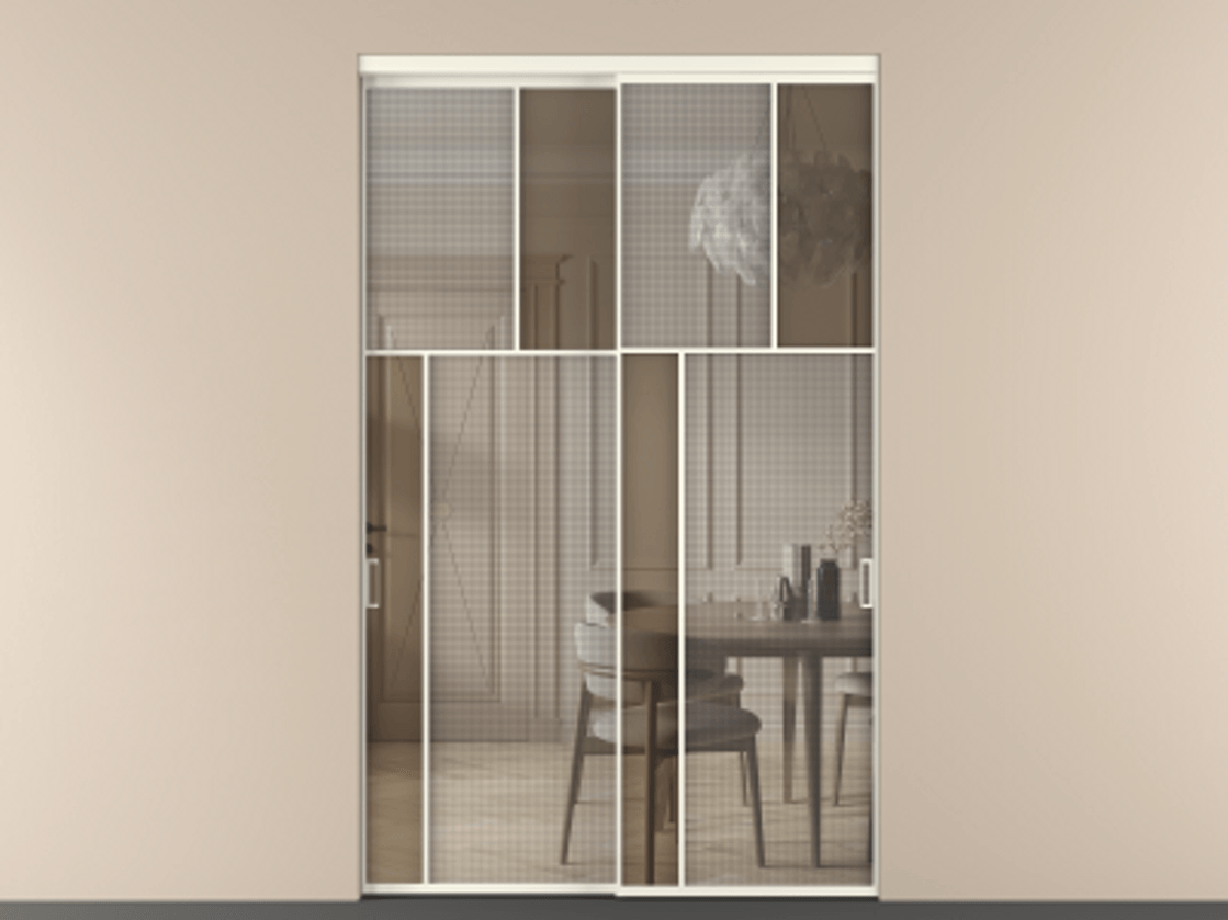 Перегородка Mosaic внутри проема двустворчатая #VENDORCODE# #FURNISH# #GLASS# Цена #PRICE# #CURRENCY# | Volhovec