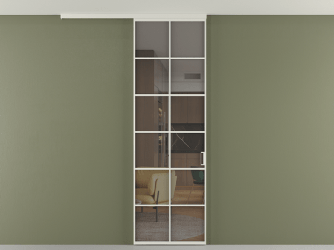 Перегородка Формато вдоль стены на потолок 1 створка АЛПР 040.05 Алюминий Белый Прозрачное серое стекло, триплекс. Скрытый короб БЕЛ Цена 103632 ₽ 1. Полотно 2 шт. (800/2100 мм)
2. Комплект установки раздвижной системы
3. Базовый комплект фурнитуры
4.Ручка Рондо. Фабрика дверей Волховец 8 (800) 551 43 19 Перегородка Формато вдоль стены на потолок 1 створка АЛПР 040.05 Алюминий Белый Прозрачное серое стекло, триплекс Цена 103632 ₽ | Volhovec