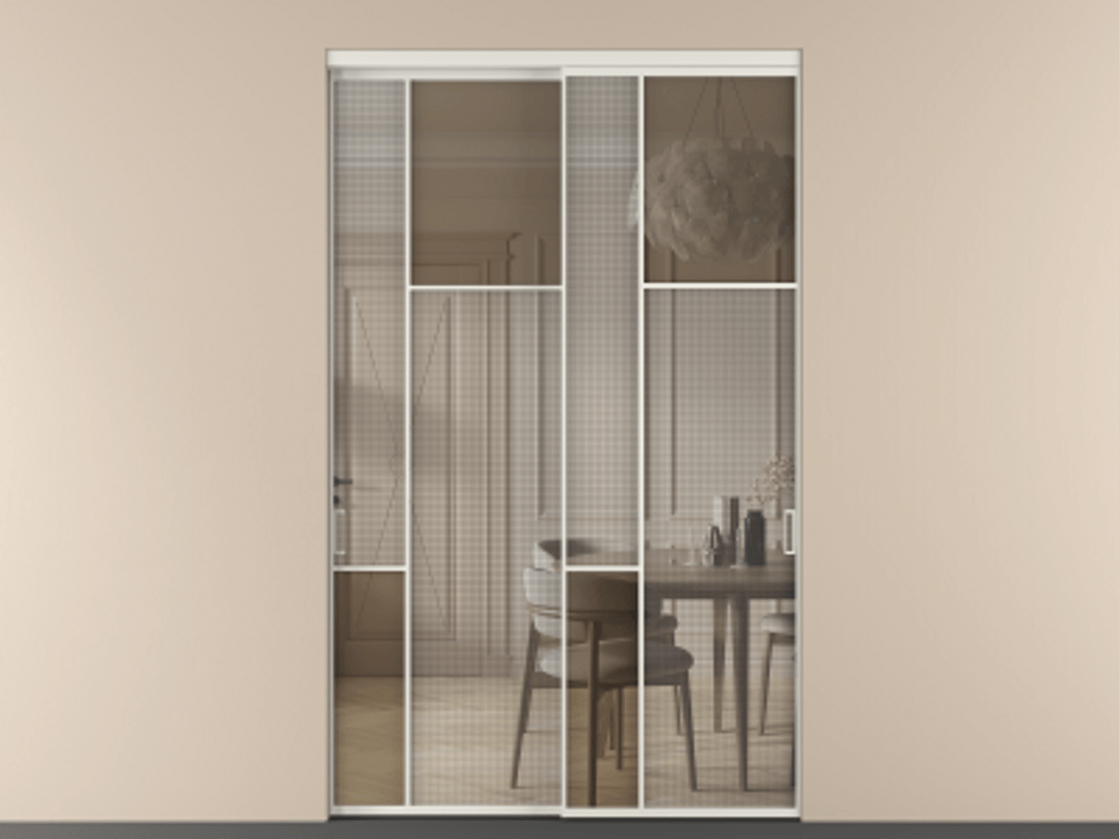 Перегородка Mosaic внутри проема двустворчатая #VENDORCODE# #FURNISH# #GLASS# Цена #PRICE# #CURRENCY# | Volhovec