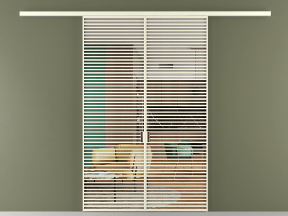 Перегородка Formato вдоль стены двустворчатая #VENDORCODE# #FURNISH# #GLASS# Цена #PRICE# #CURRENCY# | Volhovec
