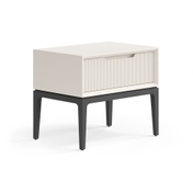 Тумба прикроватная Velvet 1 ящик Матовый облачно-серый