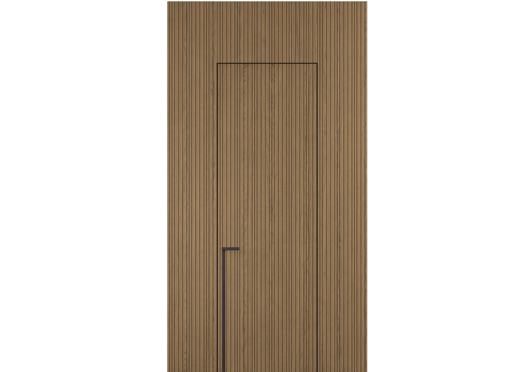 Панели для отделки стен Стеновая панель Фрезерованные Дуб сепия матовый. Цвет Дуб сепия матовый. Материал Шпон НатурВуд. Коллекция Фрезерованные. Картинка.