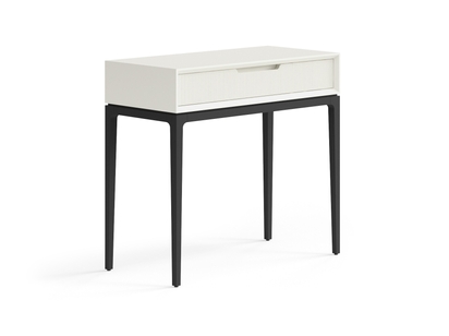 Мебель Консоль Velvet 1 ящик. Цвет Матовый молочно-белый. Материал Гладкая эмаль. Коллекция Консоль Velvet 1 ящик. Картинка.