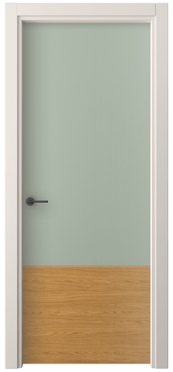Дверь межкомнатная 4229 ПЭСО. Цвет ПЭТ светло-оливковый. Материал ПЭТ. Коллекция Freedom. Картинка.