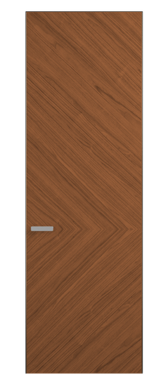 Межкомнатная дверь 0202 ОМДМР. Цвет Орех медный матовый. Материал Радиальный шпон Naturwood. Коллекция Rift. Фото. Дверь межкомнатная 0202 ОМДМР. Цвет Орех медный матовый. Материал Радиальный шпон Naturwood. Коллекция Rift. Картинка.