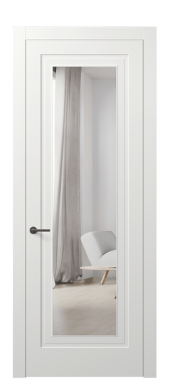 Межкомнатная дверь АКП 8403 МССР Зеркало с одной стороны. Цвет Матовый светло-серый. Материал Гладкая эмаль. Коллекция Mascot. Фото. Дверь межкомнатная АКП 8403 МССР Зеркало с одной стороны. Цвет Матовый светло-серый. Материал Гладкая эмаль. Коллекция Mascot. Картинка.