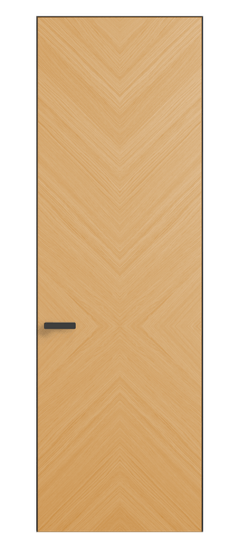 Дверь межкомнатная 0205 ДЗМЛР Дуб золотой матовый. Цвет Дуб золотой матовый рифт. Материал Радиальный шпон Naturwood. Коллекция Rift. Картинка.