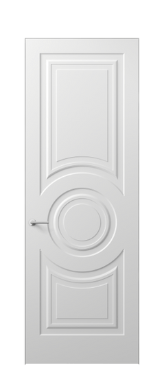 Дверь межкомнатная 8461 ГРН. Цвет Грунт под покраску. Материал Грунт под покраску. Коллекция Mascot. Картинка.
