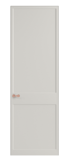 Дверь межкомнатная 7521 МТСР. Цвет Матовый тёплый серый. Материал Гладкая эмаль. Коллекция Softform. Картинка.