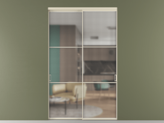 Алюминевая перегородка vn2_03_ Алюминий бежево-серый Mesh silver. Цвет Алюминий бежево-серый. Материал Алюминий в эмали. Коллекция Перегородка Formato внутри проёма 2 створки. Фото. Алюминевая перегородка vn2_03_ Алюминий бежево-серый Mesh silver. Цвет Алюминий бежево-серый. Материал Алюминий в эмали. Коллекция Перегородка Formato внутри проёма 2 створки. Картинка.