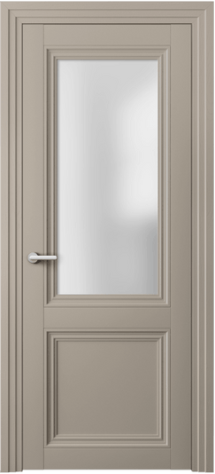Дверь межкомнатная 2524 МБСК САТ. Цвет Матовый бисквитный. Материал Гладкая эмаль. Коллекция Centro. Картинка.