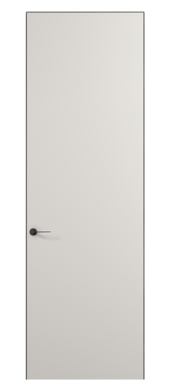 Дверь межкомнатная АКУ 0010 МПБЛ. Цвет Матовый пудровый белый. Материал Гладкая эмаль. Коллекция Планум Про. Картинка.