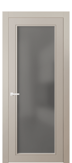Дверь межкомнатная 8000 МСБЖ СЕР САТ. Цвет Матовый светло-бежевый. Материал Гладкая эмаль. Коллекция Neo Classic. Картинка.