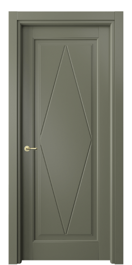 Дверь межкомнатная 6341 БОТ. Цвет Бук оливковый тёмный. Материал Массив бука эмаль. Коллекция Toscana Rombo. Картинка.