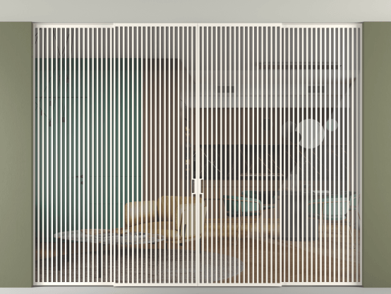 Алюминевая перегородка vn2+2_06 Алюминий пудровый белый Stopsol Clear. Цвет Алюминий пудровый белый. Материал Алюминий в эмали. Коллекция Перегородка Formato внутри проёма скрытое крепление в потолок 4 створки. Фото. Алюминевая перегородка vn2+2_06 Алюминий пудровый белый Stopsol Clear. Цвет Алюминий пудровый белый. Материал Алюминий в эмали. Коллекция Перегородка Formato внутри проёма скрытое крепление в потолок 4 створки. Картинка.