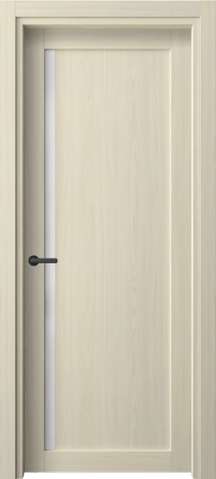 Дверь межкомнатная 2110 МОЯ САТ. Цвет Молочный ясень. Материал Сиплекс ламинатин. Коллекция Нео. Картинка.