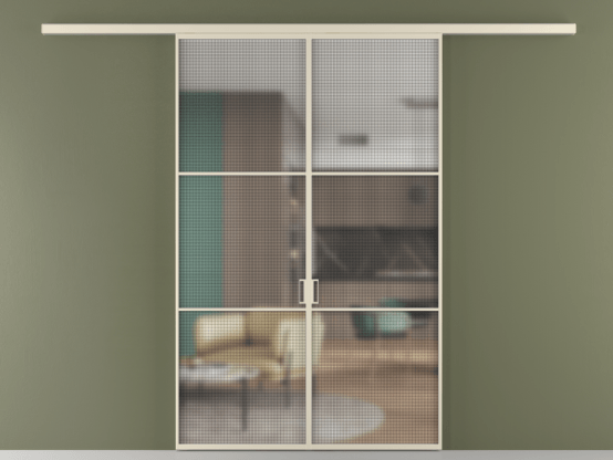 Алюминевая перегородка vd2_03_ Алюминий бежево-серый Mesh silver. Цвет Алюминий бежево-серый. Материал Алюминий в эмали. Коллекция Перегородка Formato вдоль стены 2 створки. Фото. Алюминевая перегородка vd2_03_ Алюминий бежево-серый Mesh silver. Цвет Алюминий бежево-серый. Материал Алюминий в эмали. Коллекция Перегородка Formato вдоль стены 2 створки. Картинка.