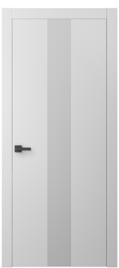 Дверь межкомнатная 8042 МБЛ. Цвет Матовый белоснежный. Материал Гладкая эмаль. Коллекция Linea. Картинка.