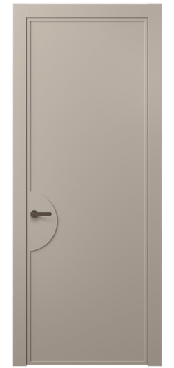 Дверь межкомнатная АКП 8604 МБСК. Цвет Матовый бисквитный. Материал Гладкая эмаль. Коллекция Frame. Картинка.