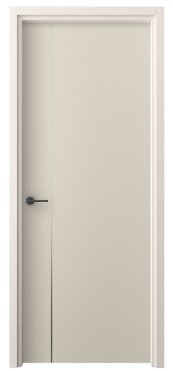 Дверь межкомнатная 4201 ПЭСБ. Цвет ПЭТ светло-бежевый. Материал ПЭТ. Коллекция Freedom. Картинка.