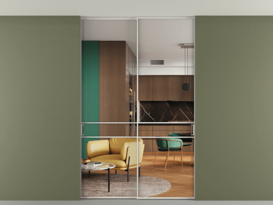 Алюминевая перегородка p2_02 Crystalvision БЕЛ. Цвет Алюминий Белый. Материал Алюминий. Коллекция Перегородка Formato внутри проёма скрытое крепление в потолок 2 створки. Фото. Алюминевая перегородка p2_02 Crystalvision БЕЛ. Цвет Алюминий Белый. Материал Алюминий. Коллекция Перегородка Formato внутри проёма скрытое крепление в потолок 2 створки. Картинка.