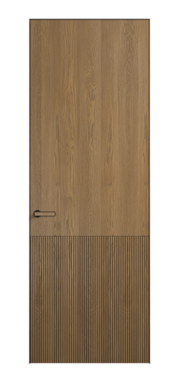 Дверь межкомнатная 8204 ДМС.М. Цвет Дуб мускатный матовый. Материал Массив дуба матовый. Коллекция Вельвет. Картинка.