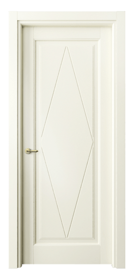 Дверь межкомнатная 6341 МБМ. Цвет Бук молочно-белый. Материал Массив бука эмаль. Коллекция Toscana Rombo. Картинка.