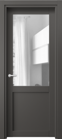 Межкомнатная дверь 2122 ПЭГФ Прозрачное стекло. Цвет ПЭТ графитовый. Материал ПЭТ. Коллекция Neo. Фото. Дверь межкомнатная 2122 ПЭГФ Прозрачное стекло. Цвет ПЭТ графитовый. Материал ПЭТ. Коллекция Neo. Картинка.