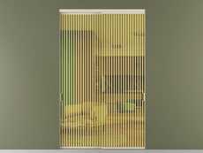 Перегородка Formato внутри проёма 2 створки