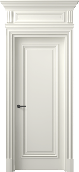 Дверь межкомнатная 7301 МЖМ . Цвет Матовый жемчужный. Материал Гладкая эмаль. Коллекция Антик. Картинка.