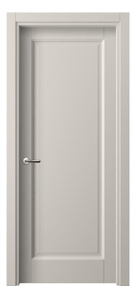 Дверь межкомнатная 1401 ПЭСС. Цвет ПЭТ светло-серый. Материал ПЭТ. Коллекция Галант. Картинка.