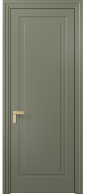 Дверь межкомнатная АКП 8301 МОТ Матовый оливковый тёмный. Цвет Матовый оливковый тёмный. Материал Гладкая эмаль. Коллекция Рокка. Картинка.
