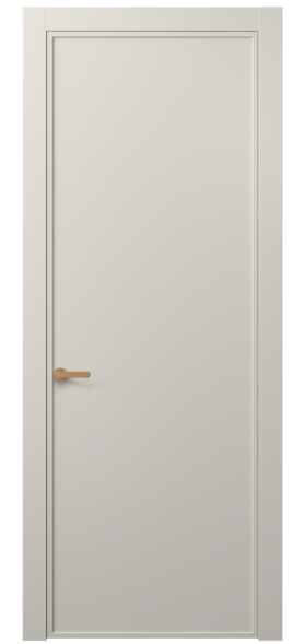 Дверь межкомнатная АКП 8601 МОС. Цвет Матовый облачно-серый. Материал Гладкая эмаль. Коллекция Frame. Картинка.
