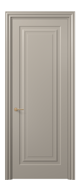 Дверь межкомнатная 8401 МБСК. Цвет Матовый бисквитный. Материал Гладкая эмаль. Коллекция Маскот. Картинка.