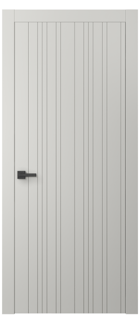 Дверь межкомнатная 8051 МСР. Цвет Матовый серый. Материал Гладкая эмаль. Коллекция Линия. Картинка.