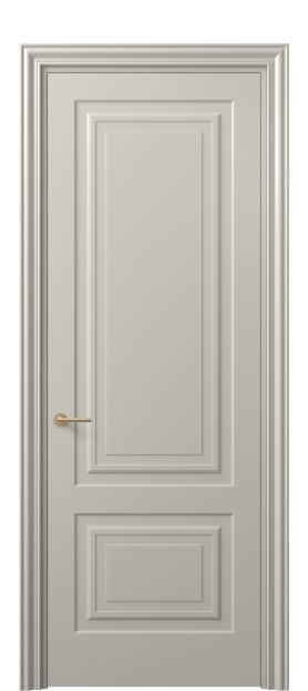 Дверь межкомнатная 8451 МСБЖ. Цвет Матовый светло-бежевый. Материал Гладкая эмаль. Коллекция Маскот. Картинка.